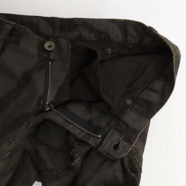 実際に弊社で買取させて頂いたLGB/ルグランブルー ウルフダメージデニムパンツ/29の画像 5枚目