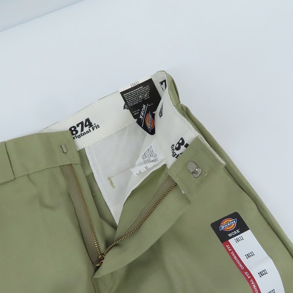 実際に弊社で買取させて頂いた(2)【未使用】Dickies/ディッキーズ ワークパンツ/チノパン カーキ 874KH/29の画像 4枚目