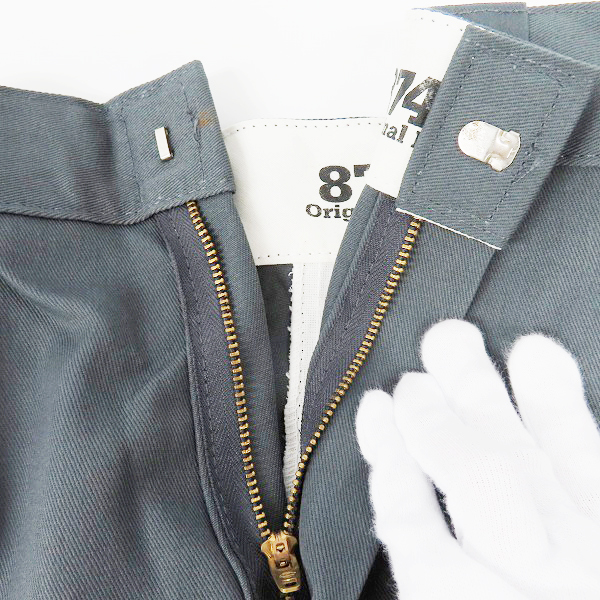 実際に弊社で買取させて頂いた【未使用】Dickies/ディッキーズ ワークパンツ/チノパン/グレー/ 33の画像 6枚目