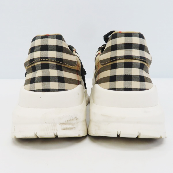 実際に弊社で買取させて頂いたBURBERRY/バーバリー ヴィンテージチェック スニーカー /42.5の画像 1枚目