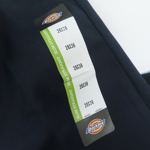 実際に弊社で買取させて頂いた(2)【未使用】Dickies/ディッキーズ ワークパンツ/チノパン ダークネイビー WP873DN/28の画像 5枚目