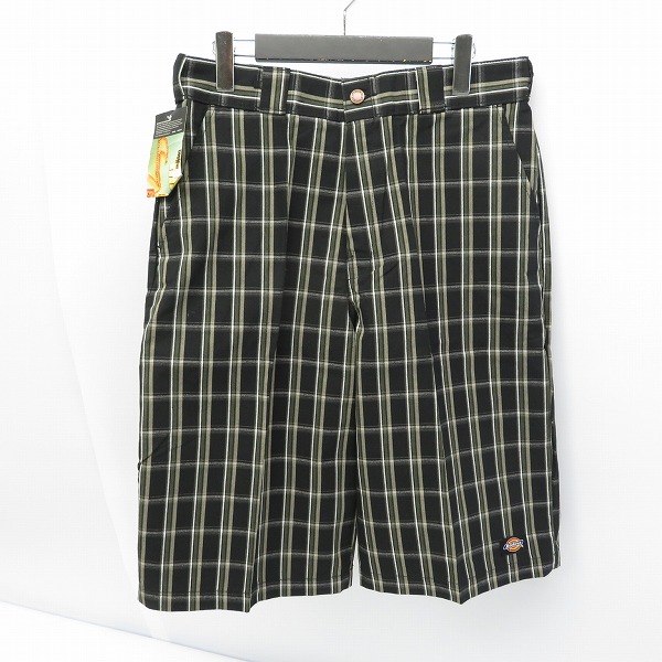 実際に弊社で買取させて頂いた【おまとめ品】Dickies/ディッキーズ MULTI USE POCKET SHORTS チェック柄 ハーフパンツ Size：32の画像 4枚目