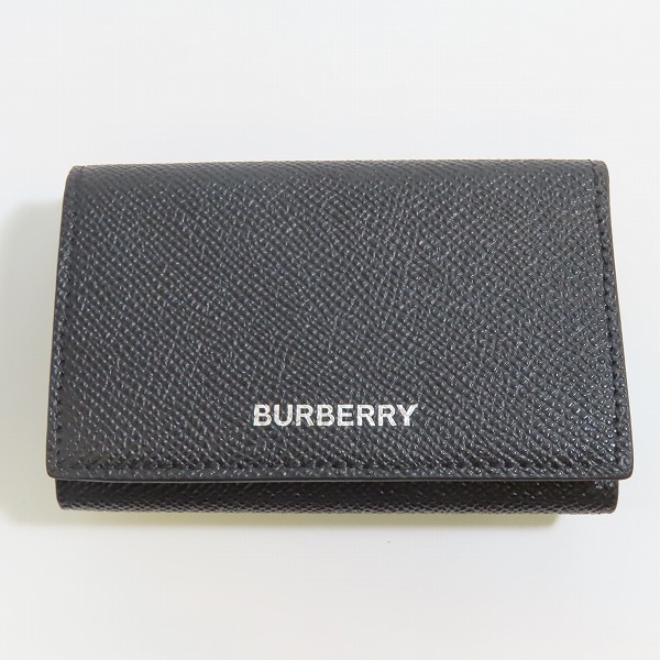 実際に弊社で買取させて頂いたBURBERRY/バーバリー 三つ折財布 ブラック 8017455