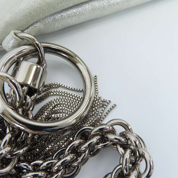 実際に弊社で買取させて頂いたJIMMY CHOO/ジミーチュウ クラッチバッグ チェーンの画像 7枚目