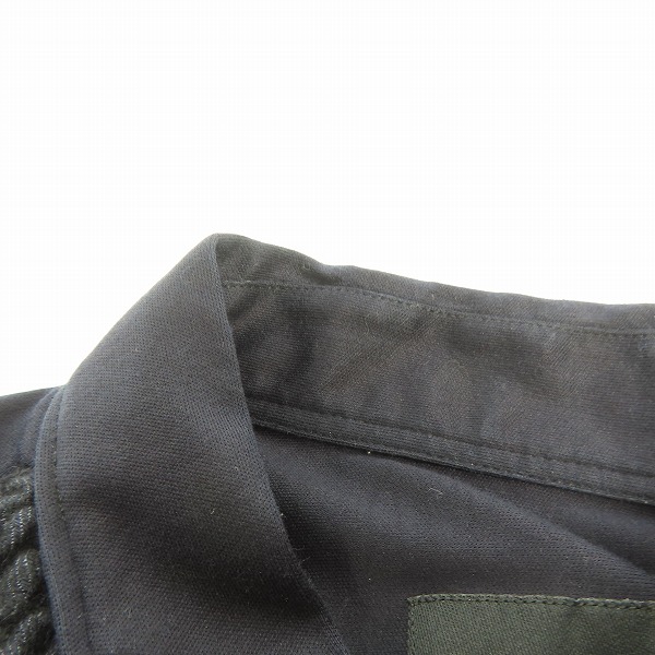 実際に弊社で買取させて頂いたGIORGIO ARMANI/ジョルジオアルマーニ デザイン切替 フロントフリンジ シャツ/37の画像 7枚目