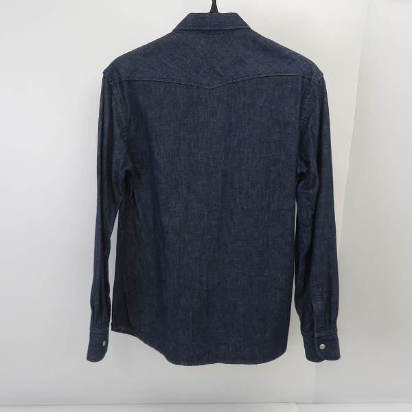 実際に弊社で買取させて頂いたMAISON KITSUNE/メゾン キツネ デニムウエスタンシャツ KMG-4500-C/XSの画像 1枚目