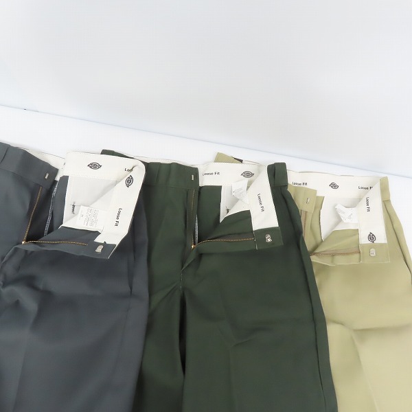 実際に弊社で買取させて頂いた【未使用】Dickies/ディッキーズ MULTI-POCKET WORK SHORTS/マルチポケット ワーク ショーツ ダークグリーン/3点セットの画像 3枚目