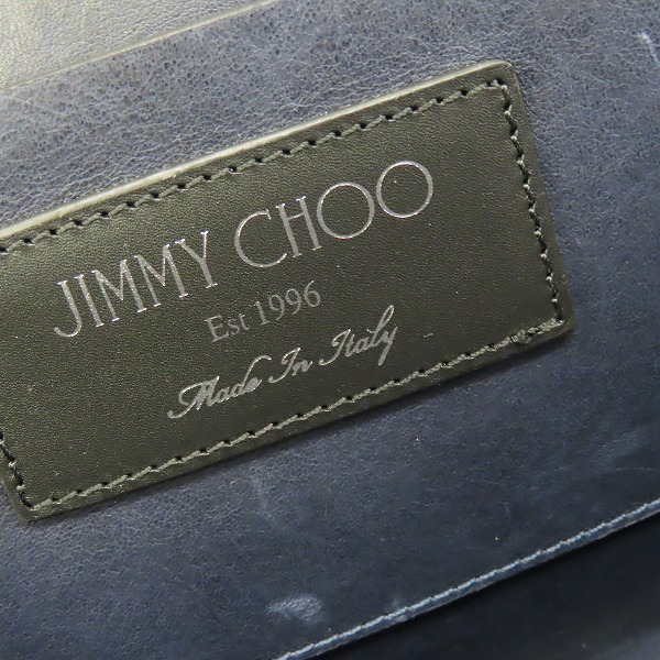 実際に弊社で買取させて頂いたJimmy Choo/ジミーチュウ スタースタッズ クラッチバッグの画像 5枚目