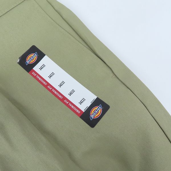 実際に弊社で買取させて頂いたDickies/ディッキーズ ワークパンツ/チノパン カーキ 874KH/34の画像 5枚目