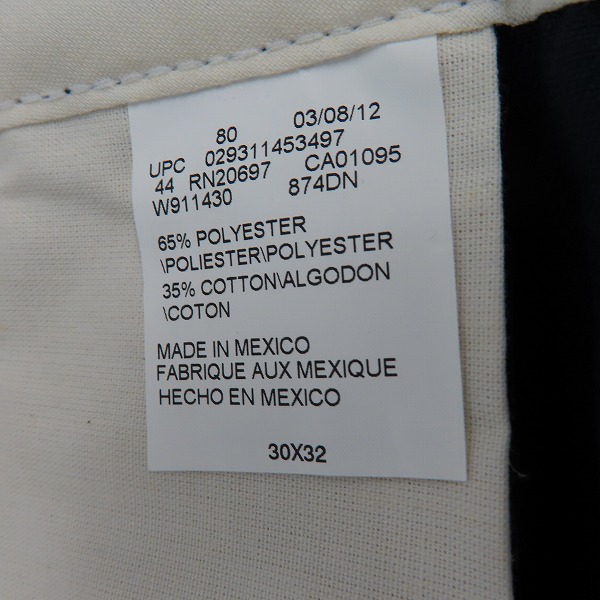 実際に弊社で買取させて頂いた【未使用】Dickies/ディッキーズ ワークパンツ/チノパン/ネイビー/ 30の画像 3枚目