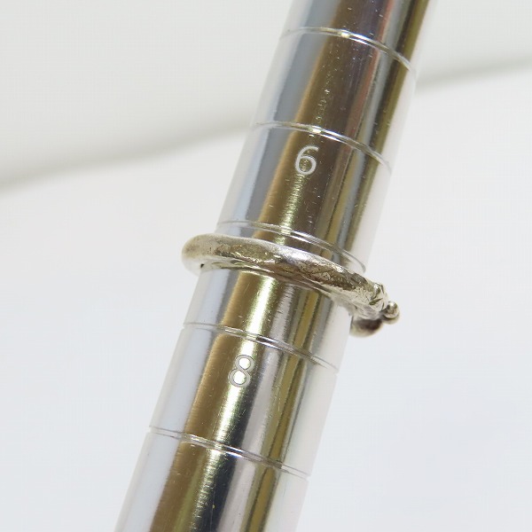 実際に弊社で買取させて頂いたLoree Rodkin/ローリーロドキン クリアストーン入り サイドクロスリング/7.5号の画像 6枚目