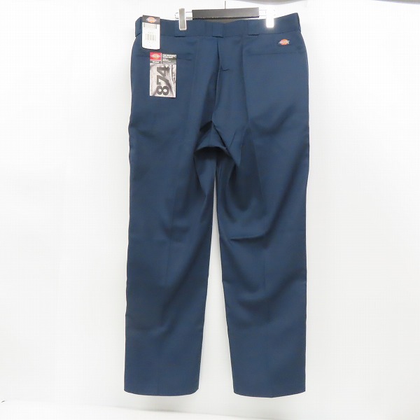 実際に弊社で買取させて頂いた【未使用】Dickies/ディッキーズ ワークパンツ/チノパン ブルー系 40の画像 1枚目