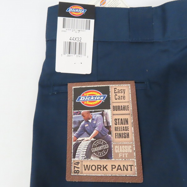 実際に弊社で買取させて頂いた【未使用】Dickies/ディッキーズ ワークパンツ/チノパン ブルー系 44の画像 9枚目
