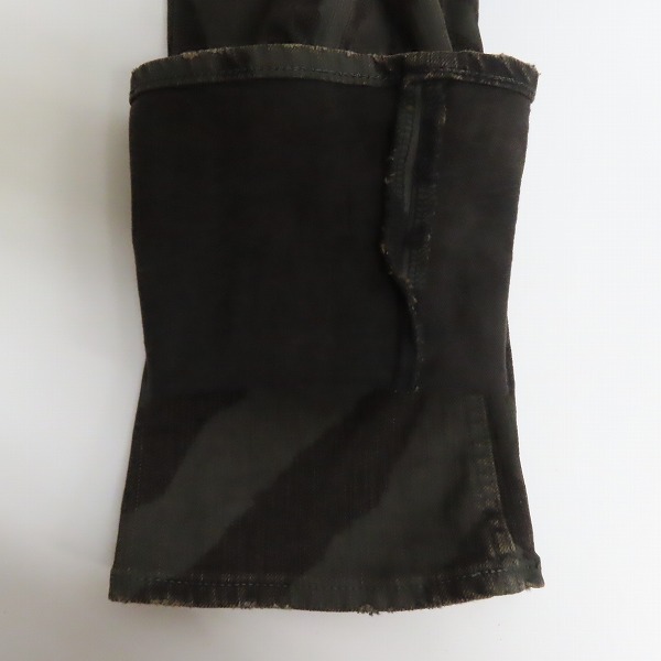 実際に弊社で買取させて頂いたLGB/ルグランブルー ウルフダメージデニムパンツ/29の画像 6枚目