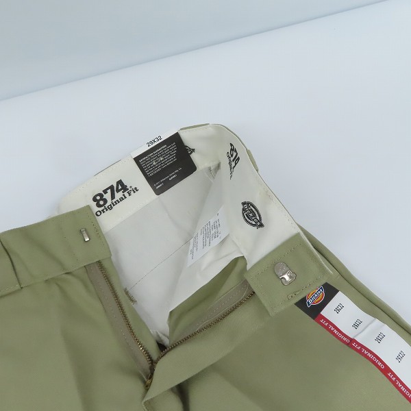 実際に弊社で買取させて頂いた(1)【未使用】Dickies/ディッキーズ ワークパンツ/チノパン カーキ 874KH/29の画像 4枚目