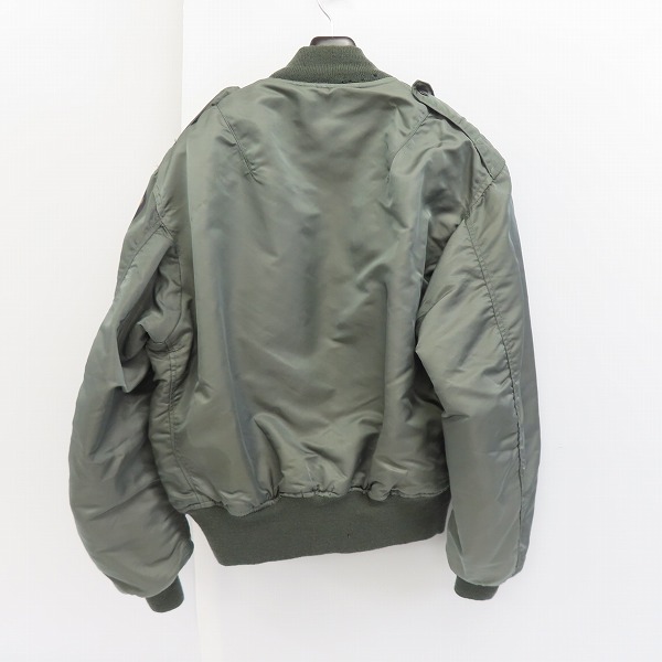 実際に弊社で買取させて頂いたBLUE ANCHOR OVERALL社製 L-2B ヴィンテージ フライトジャケット/ボンバージャケット MIL-J-7448A Size：Lの画像 1枚目