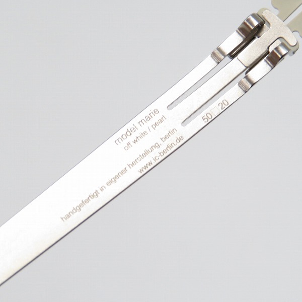 実際に弊社で買取させて頂いたic! berlin/アイシーベルリン marie メガネフレーム/眼鏡/アイウェア 863424の画像 4枚目