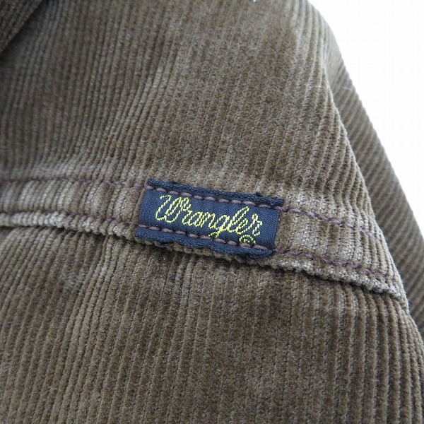 実際に弊社で買取させて頂いたWrangler/ラングラー 70s/70年代 黒タグ ヴィンテージ ランチジャケット/コーデュロイ ボア ジャケット Size：40の画像 4枚目