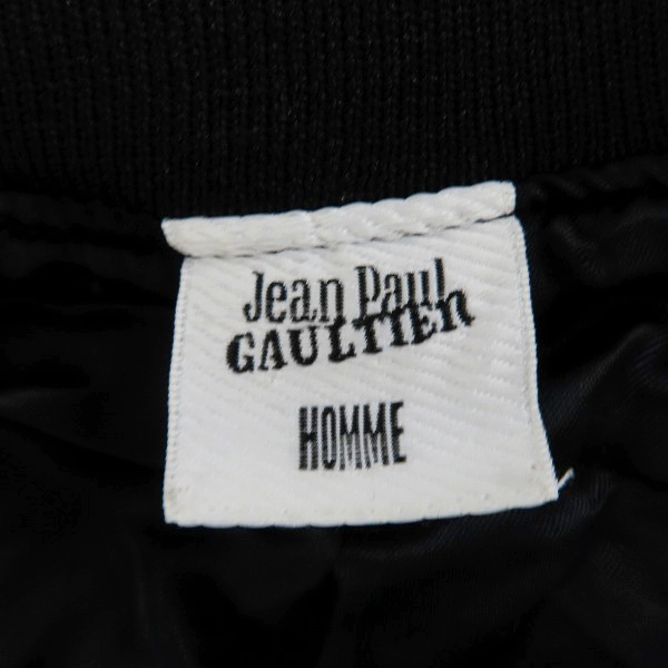 実際に弊社で買取させて頂いたJEAN PAUL GAULTIER HOMME/ジャンポールゴルチェオム ベロア トラックジャケット/48の画像 2枚目