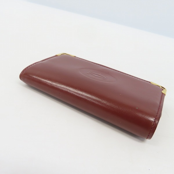 実際に弊社で買取させて頂いたCartier/カルティエ マストライン レザー 6連キーケース ボルドーの画像 3枚目