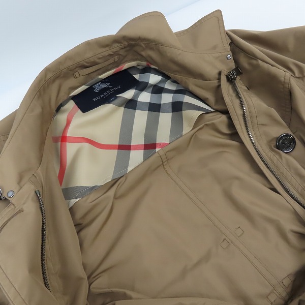 実際に弊社で買取させて頂いたBURBERRY LONDON/バーバリーロンドン ノバチェック シングル トレンチコート/40の画像 8枚目