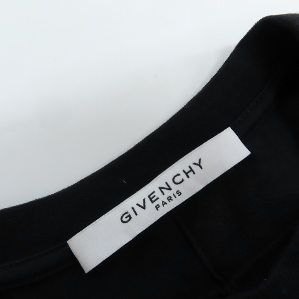 実際に弊社で買取させて頂いたGIVENCHY/ジバンシィ EYE刺繍/スフィンクスプリント 半袖Ｔシャツ 17J 7141 651/XSの画像 2枚目