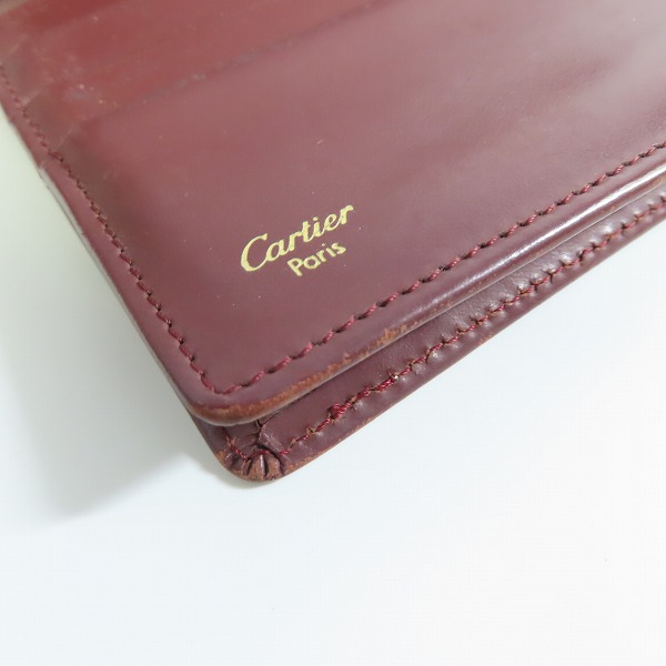 実際に弊社で買取させて頂いたCartier/カルティエ マストライン 二つ折り長財布の画像 4枚目