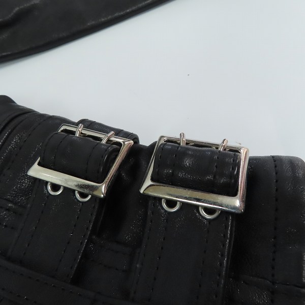 実際に弊社で買取させて頂いた【未使用】Moonage Devilment/ムーンエイジデビルメント ラムレザー ダブルライダース ジャケット MJK-0222/44の画像 6枚目