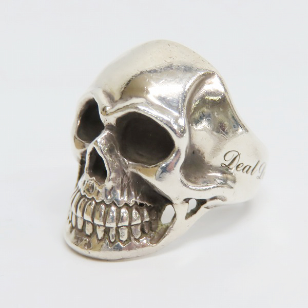 実際に弊社で買取させて頂いたDEAL DESIGN/ディールデザイン リアルフェイス スカルリング 18.5号