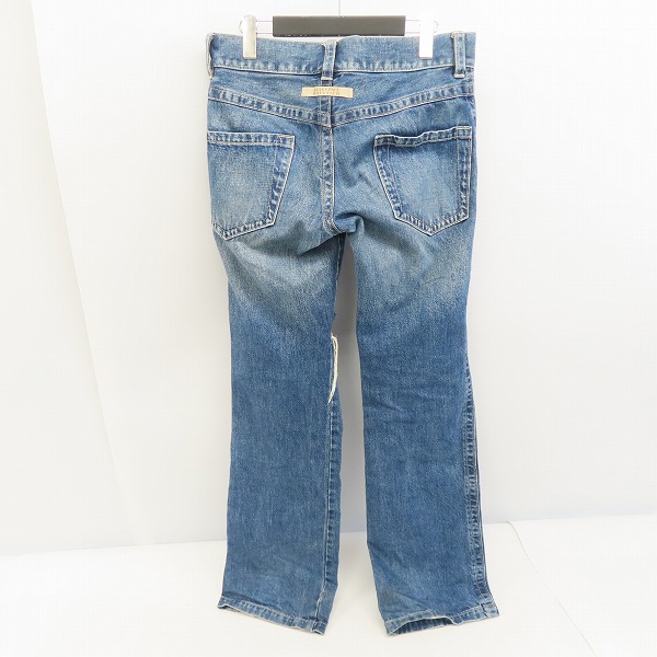 実際に弊社で買取させて頂いたJEAN PAUL GAULTIER/ジャンポールゴルチェ バックロゴタグ ダメージデニム/48の画像 1枚目
