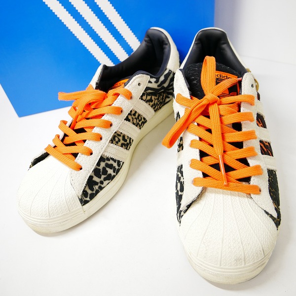 実際に弊社で買取させて頂いたadidas×atmos/アディダス×アトモス SUPERSTAR CRAZY ANIMAL PACK シューズ/スニーカー FY5232/26.5