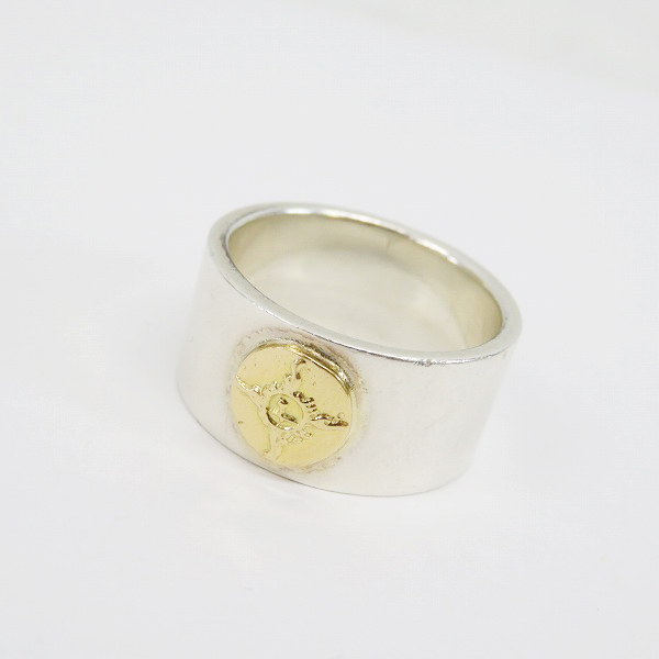 実際に弊社で買取させて頂いたFIRST ARROWS/ファーストアローズ K18付 平打ち 12mm プレーン リング R-152/22.5号