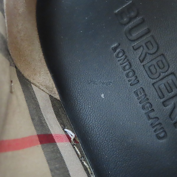 実際に弊社で買取させて頂いたBURBERRY/バーバリー ヴィンテージチェック スニーカー /42.5の画像 6枚目