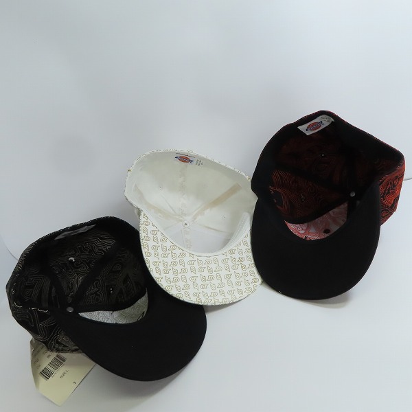 実際に弊社で買取させて頂いた(1)【未使用】Dickies/ディッキーズ キャップ/帽子/L 3点セットの画像 2枚目