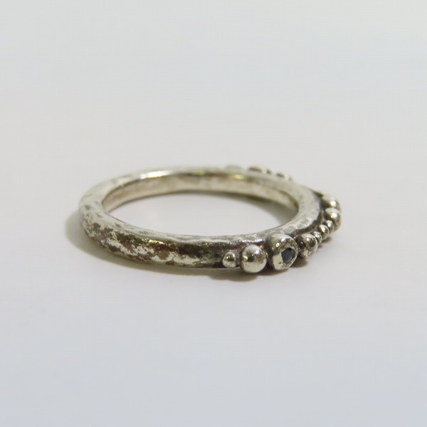 実際に弊社で買取させて頂いたLoree Rodkin/ローリーロドキン 3Pストーン入り シルバーリング/10号の画像 3枚目