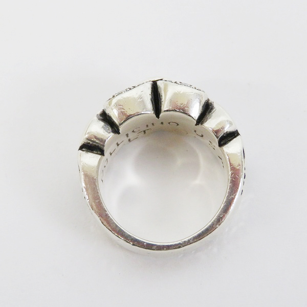 実際に弊社で買取させて頂いたLEATHERS AND TREASURES/レザーズ&トレジャーズ シェブロンリング ダイヤ 11.5号の画像 5枚目