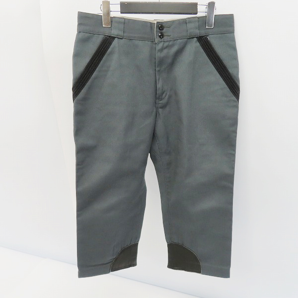実際に弊社で買取させて頂いたCOMME des GARCONS×Dickies/コムデギャルソン×ディッキーズ レザーパーツ クロップドパンツ WD-P901/S