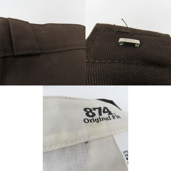 実際に弊社で買取させて頂いた【未使用】Dickies/ディッキーズ ワークパンツ/チノパン ダークブラウン 40の画像 6枚目