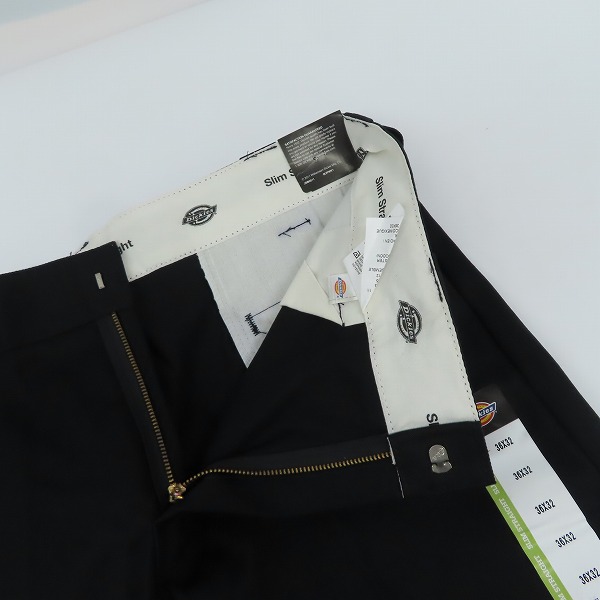 実際に弊社で買取させて頂いた(2)【未使用】Dickies/ディッキーズ ワークパンツ/チノパン ブラック WP873BK/36の画像 4枚目