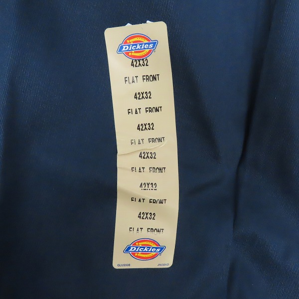 実際に弊社で買取させて頂いた【未使用】Dickies/ディッキーズ ワークパンツ/チノパン ブルー系 42の画像 7枚目
