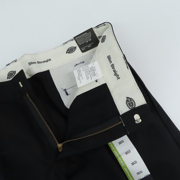 実際に弊社で買取させて頂いた(1)【未使用】Dickies/ディッキーズ ワークパンツ/チノパン ブラック WP873BK/36の画像 4枚目