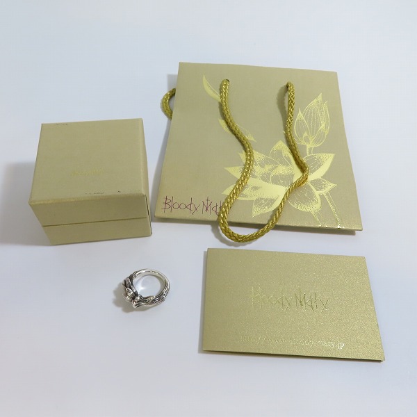 実際に弊社で買取させて頂いた【ギャラ付き】Bloody Mary/ブラッディマリー ミストレイトリング -寄生木- 13号の画像 7枚目