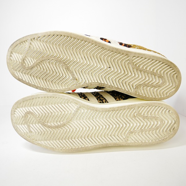 実際に弊社で買取させて頂いたadidas×atmos/アディダス×アトモス SUPERSTAR CRAZY ANIMAL PACK シューズ/スニーカー FY5232/26.5の画像 3枚目