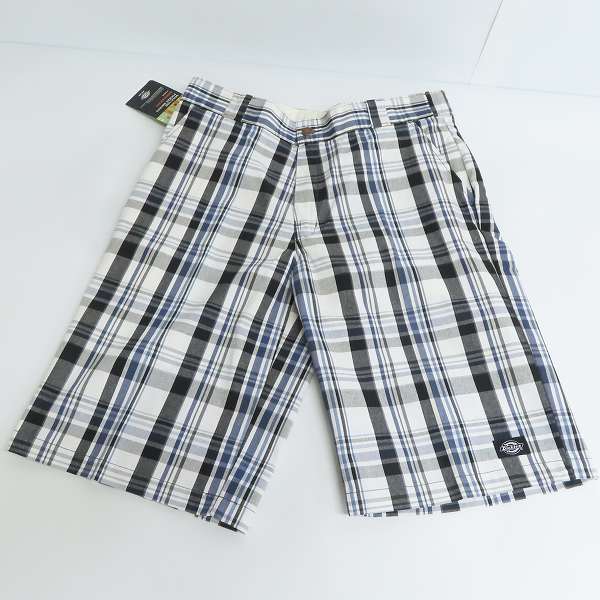 実際に弊社で買取させて頂いた【おまとめ品】Dickies/ディッキーズ MULTI USE POCKET SHORTS/マルチユーズ ポケット ショーツ/チェック柄 ハーフパンツ/34の画像 2枚目