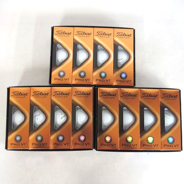 実際に弊社で買取させて頂いた【未使用】Titleist/タイトリスト PRO V1 2021年モデル ゴルフボール 3ダース