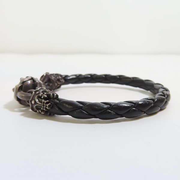 実際に弊社で買取させて頂いたDEAL DESIGN/ディールデザイン クリップライオン レザーブレスレットの画像 1枚目