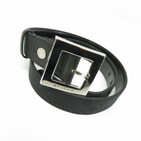実際に弊社で買取させて頂いたBVLGARI/ブルガリ ロゴバックル レザー ベルト 105/42