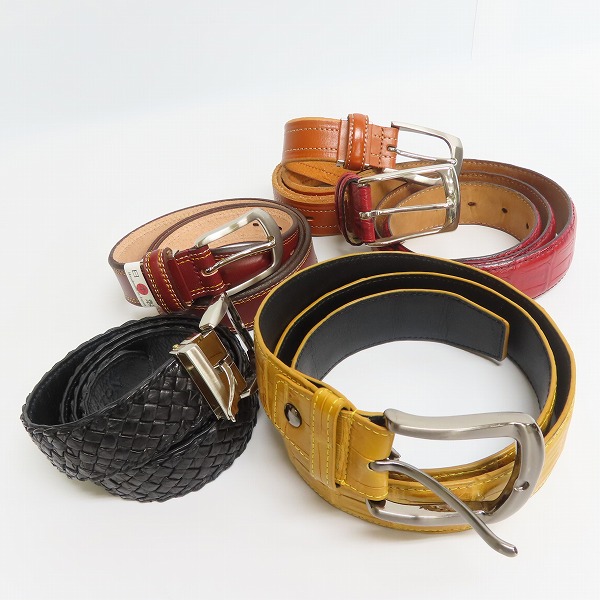 実際に弊社で買取させて頂いた【おまとめ品】アルマーニ エクスチェンジ/カルバン クライン/アルフレッド バニスター他 ガチャベルト/メッシュレザーベルト等の画像 3枚目