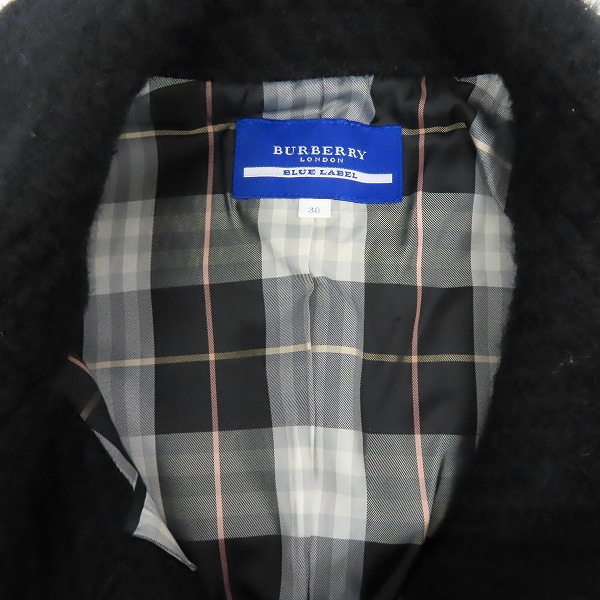 実際に弊社で買取させて頂いたBURBERRY BLUE LABEL/バーバリーブルーレーベル ジャケット FCF59-730-09 /38の画像 5枚目