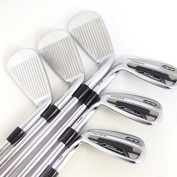 実際に弊社で買取させて頂いたTitleist/タイトリスト AP2 FORGED 710 アイアン レフティ/左用 #5～9,Pw 6本セット N.S.PRO 950GH FLEX：Sの画像 2枚目